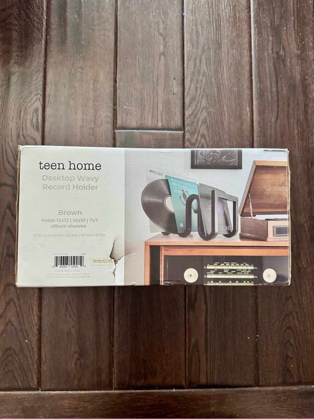 Teen Home - Desktop Wavy Record Holder